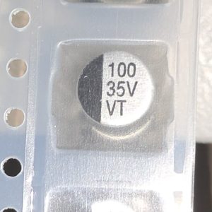 خازن 100uf 35v