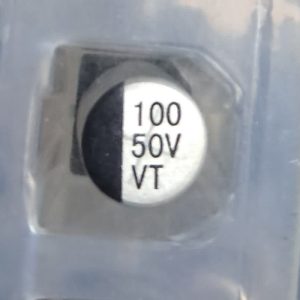 خازن 100uf 50v